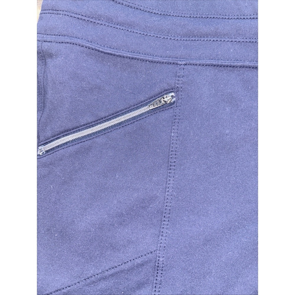 Athleta Navy Blue Gym Shorts Yoga Athletic Performance Work Out Womens Size M - Picture 2 of 4
